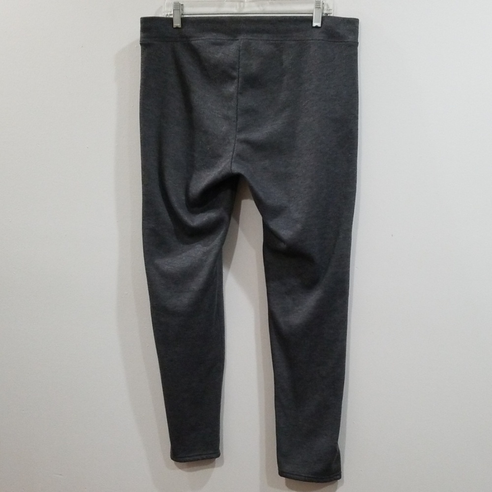 Faded Glory Women's Charcoal Gray Ribbed Leggings - image 6